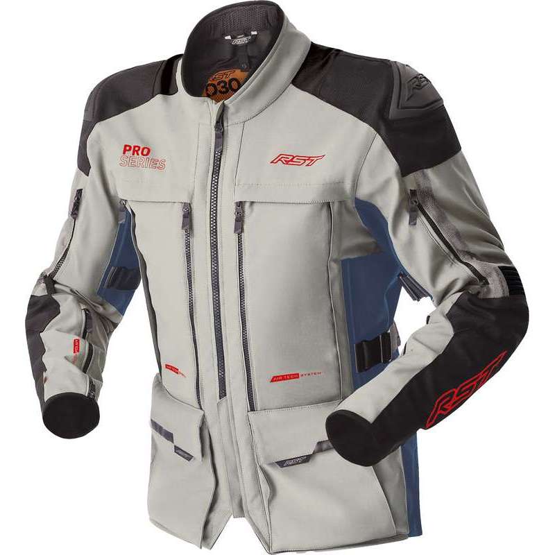 Veste RST Pro Series Adventure D3O - argent/bleu