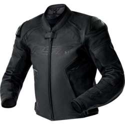 RST-Jacke S1 D3O Leder – schwarz