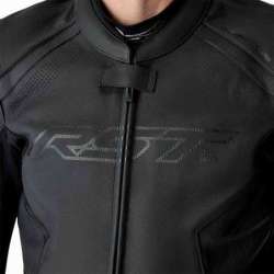 RST-Jacke S1 D3O Leder – schwarz