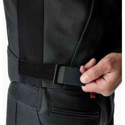 RST-Jacke S1 D3O Leder – schwarz