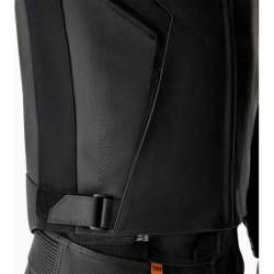 RST-Jacke S1 D3O Leder – schwarz