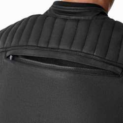 RST-Jacke Brixton D3O Textile – schwarz
