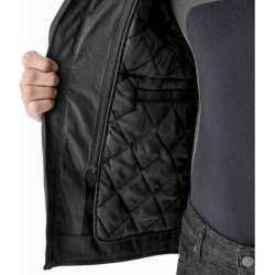 RST-Jacke Brixton D3O Textile – schwarz