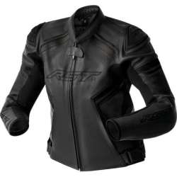 Damenjacke „RST” S1 D3O Leder – schwarz