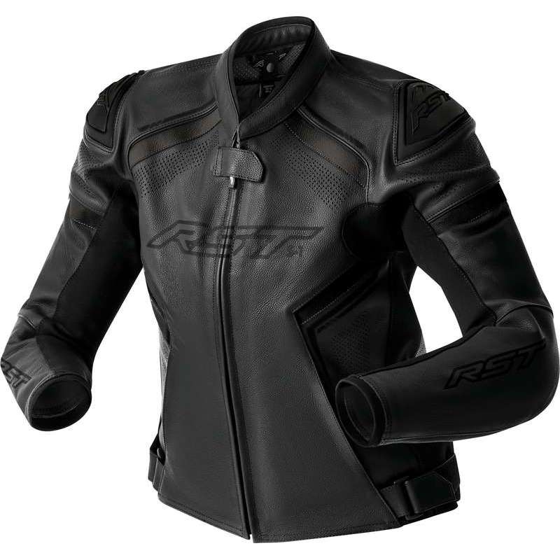 Damenjacke „RST” S1 D3O Leder – schwarz