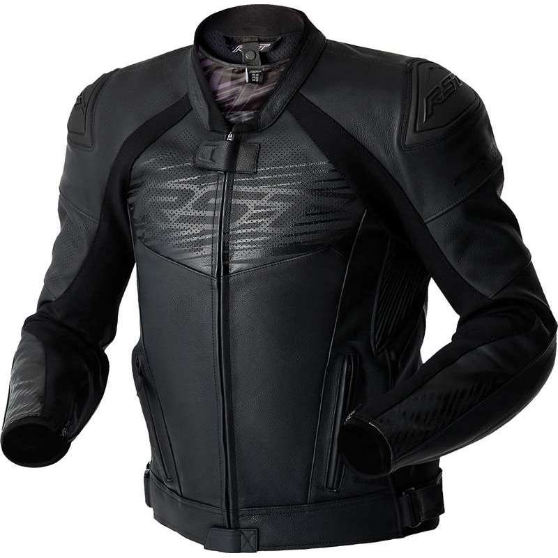 RST-Jacke Tractech Evo D3O Leder – schwarz