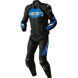 RST-Jacke Tractech Evo D3O Leder – schwarz/blau