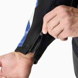 RST-Jacke Tractech Evo D3O Leder – schwarz/blau