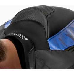 Veste RST Tractech Evo D3O cuir - noir/bleu