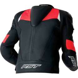 RST-Jacke Tractech Evo D3O Leder – schwarz/rot