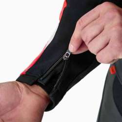 RST-Jacke Tractech Evo D3O Leder – schwarz/rot
