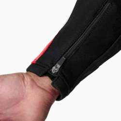 RST-Jacke Tractech Evo D3O Leder – schwarz/rot