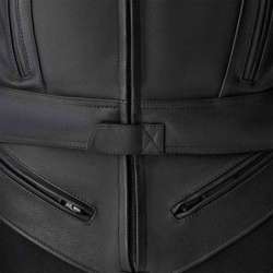 Veste RST Tractech Evo D3O cuir - noir/rouge