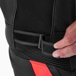 RST-Jacke Tractech Evo D3O Leder – schwarz/rot