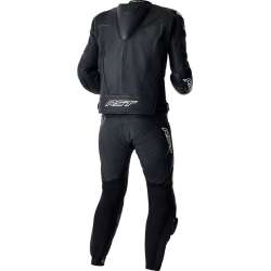 Veste RST Tractech Evo D3O cuir - noir/blanc