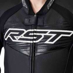 RST-Jacke Tractech Evo D3O Leder – schwarz/weiß
