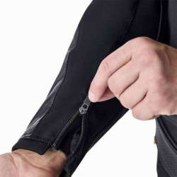 Veste RST Tractech Evo D3O cuir - noir/blanc