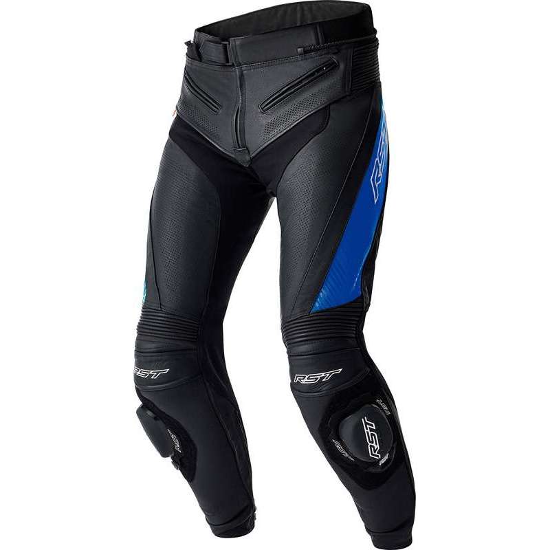 RST-Hose Tractech Evo D3O Leder – schwarz/blau
