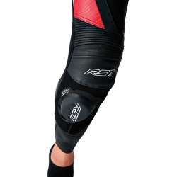 RST-Hose Tractech Evo D3O Leder – schwarz/rot