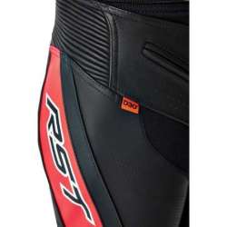 RST-Hose Tractech Evo D3O Leder – schwarz/rot