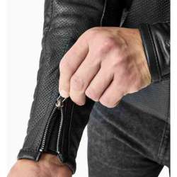 RST-Jacke Roadster Air D3O Leder – schwarz
