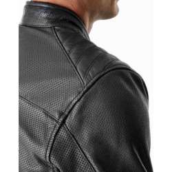 RST-Jacke Roadster Air D3O Leder – schwarz