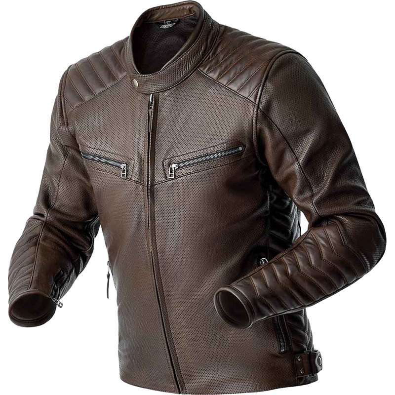 RST-Jacke Roadster Air D3O Leder – braun