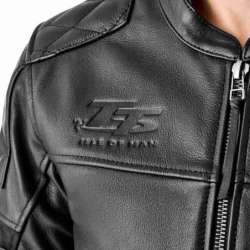 RST-Jacke Hillberry D3O Leder – schwarz
