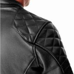 RST-Jacke Hillberry D3O Leder – schwarz