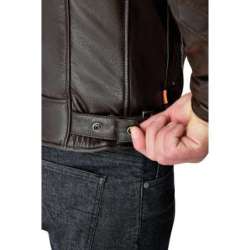 RST-Jacke Hillberry D3O Leder – Braun