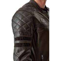 RST-Jacke Hillberry D3O Leder – Braun