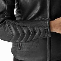 RST-Damenjacke Roadster Air D3O Leder – schwarz