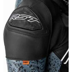 RST-Jacke Pro Series Supersport-K D3O Leder – schwarz/grau