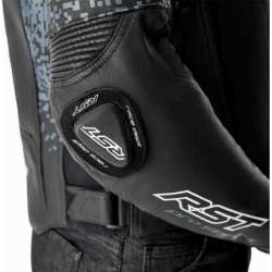 RST-Jacke Pro Series Supersport-K D3O Leder – schwarz/grau