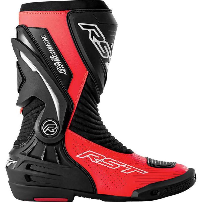 RST Stiefel TracTech Evo D3O – schwarz/neonrot