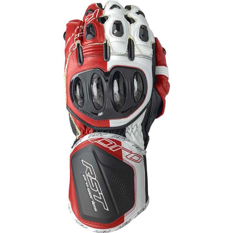 RST-Handschuhe Pro Series GP D3O – schwarz/rot