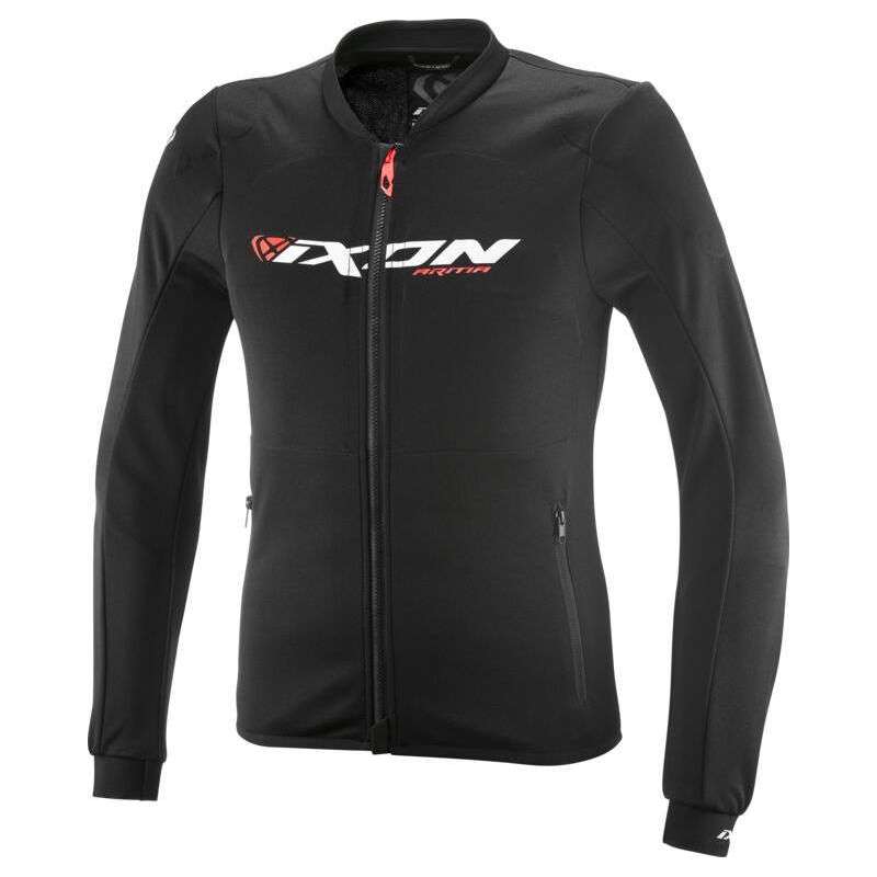 Ixon ARMA Jacke schwarz-weiß-leuchtend rot