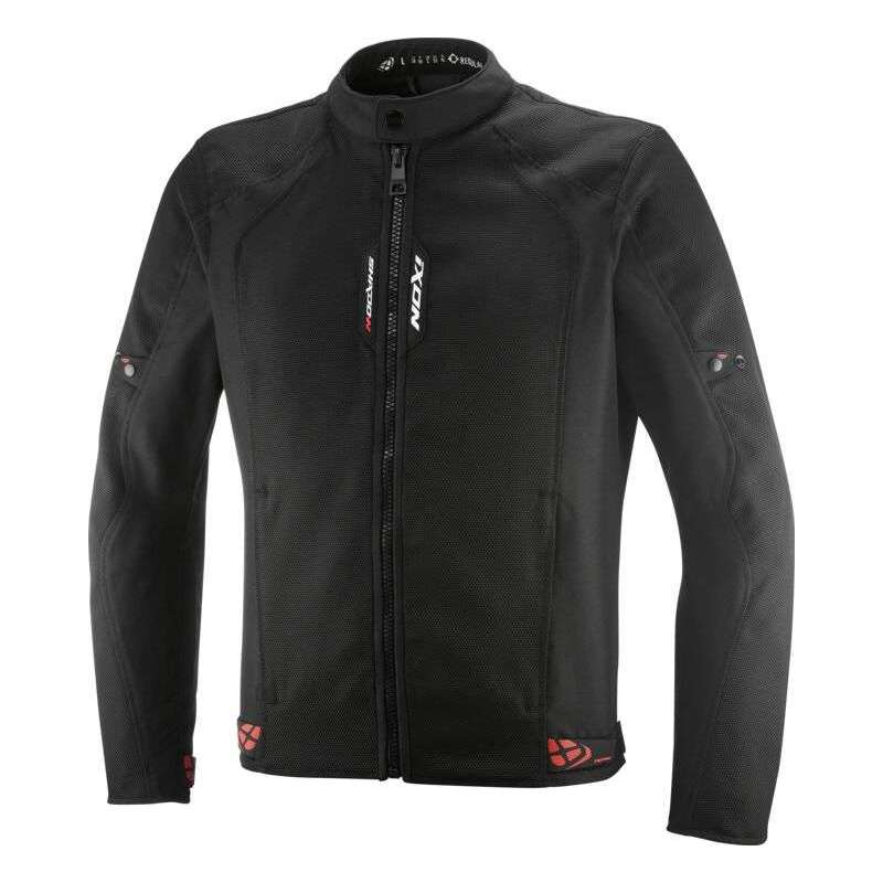Ixon SHADOW Jacke schwarz-weiß-knallrot