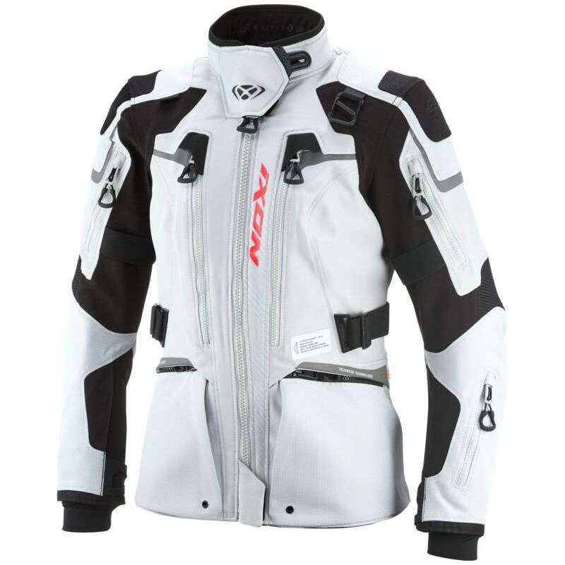 Ixon ODIN LADY Jacke hellgrau-schwarz