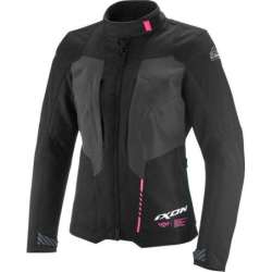 Ixon TYR LADY Jacke schwarz-anthrazit-knallpink
