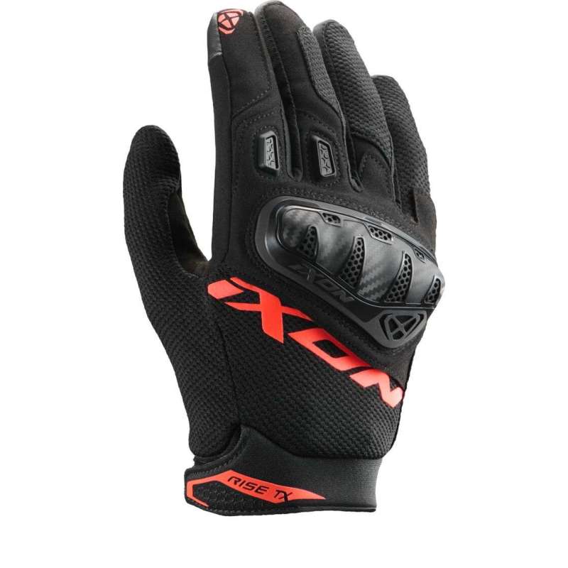 Ixon RISE TX Sommer Handschuhe schwarz-hellrot