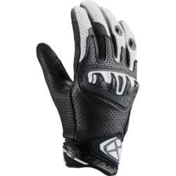Gants Ixon MIRAGE LEATHER  été noir-blanc