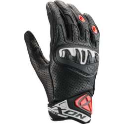 Handschuhe Ixon MIRAGE LEATHER Sommer schwarz-weiß-rot
