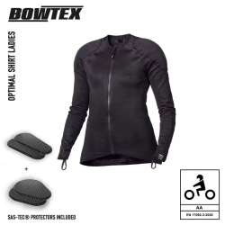 Bowtex Optimal Motorrad Schutzjacke Frau AA Black