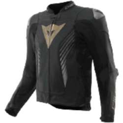 Veste Dainese Super Speed 5 cuir noir-or
