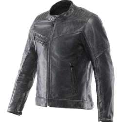 Dainese-Radicale-Lederjacke für Herren, schwarz