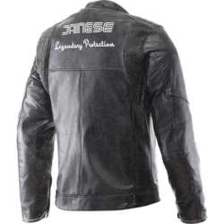 Dainese-Radicale-Lederjacke für Herren, schwarz