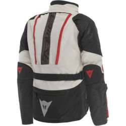Dainese-Jacke D-Dry Gullfoss für Herren, beige-rot-schwarz