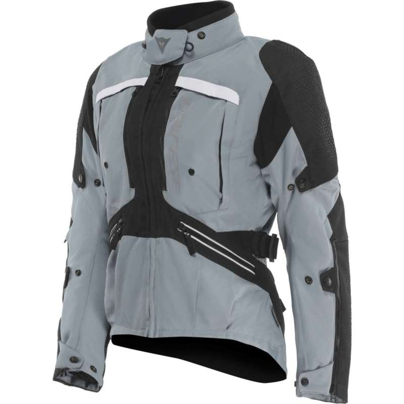 Dainese-Jacke D-Dry Gullfoss für Damen, grau-schwarz