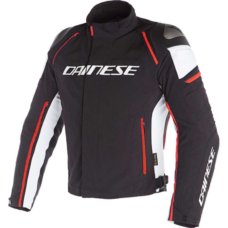 Dainese-Jacke D-Dry Racing 3 schwarz-weiß